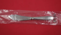 Early American Engraved by Lunt Sterling Silver Master Butter HH 6 7/8" New