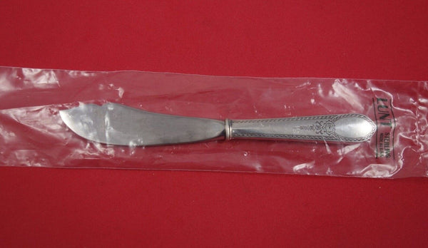 Early American Engraved by Lunt Sterling Silver Master Butter HH 6 7/8" New