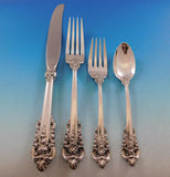 Grande Baroque by Wallace Sterling Silver Flatware Set 8 Service 32 Pcs Dinner