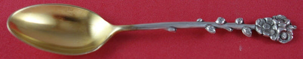 Harlequin By Reed and Barton Sterling Demitasse Spoon GW w/ Apple Blossom 4"