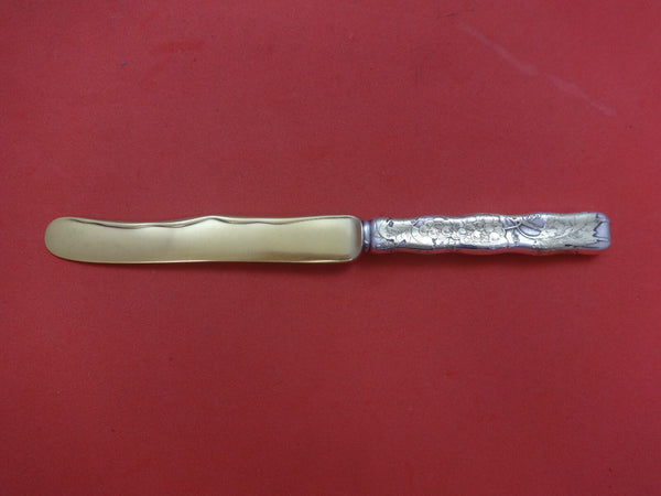Lap Over Edge Acid Etched by Tiffany & Co. Sterling Breakfast Knife w/Grapes Gw