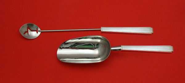 Modern Classic by Lunt Sterling Silver Bar Set 2pc HHWS  Custom Made