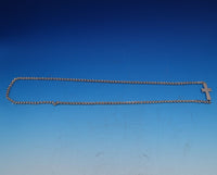 Tane Mexican Sterling Silver Cross Necklace w/Heavy Chain Fitted Box 26" (#7948)