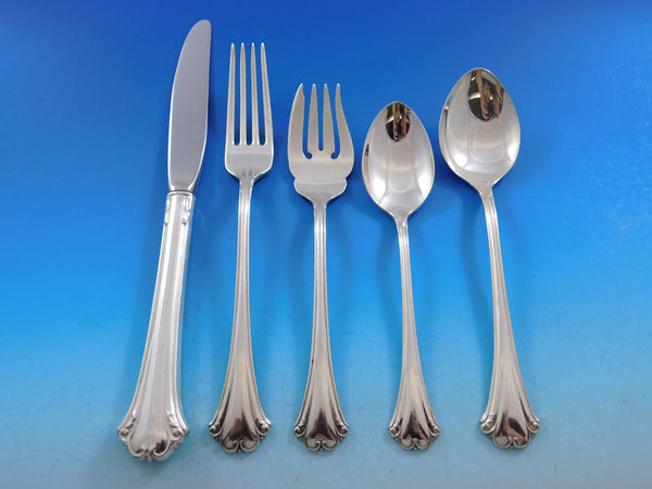 English Chippendale by Reed & Barton Sterling Silver Flatware for 8 Set 40 pcs