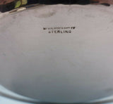 McAuliffe and Hadley Sterling SIlver Child's Bowl / Dip Dish with Plate (#3507)