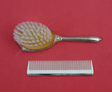 Faneuil by Tiffany and Co Sterling Silver Baby Comb and Brush Set 2pc (#8550)