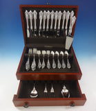 Grande Baroque by Wallace Sterling Silver Flatware Set 12 Service Dinner 53 Pcs