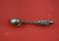 Chinese Export by Wang Hing Sterling Silver Sugar Tongs 5" w/ Bamboo Design