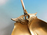 Isis by Gorham Sterling Silver Gravy Ladle Gold Washed w/ Snake and Wings 8 1/2"