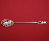 Chippendale Old by Alvin Sterling Silver Olive Spoon Long Pierced Orig 7 3/8"