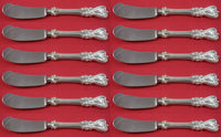 Old Colonial by Towle Sterling Silver Butter Spreader HH paddle Set 12 pieces