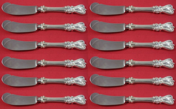 Old Colonial by Towle Sterling Silver Butter Spreader HH paddle Set 12 pieces