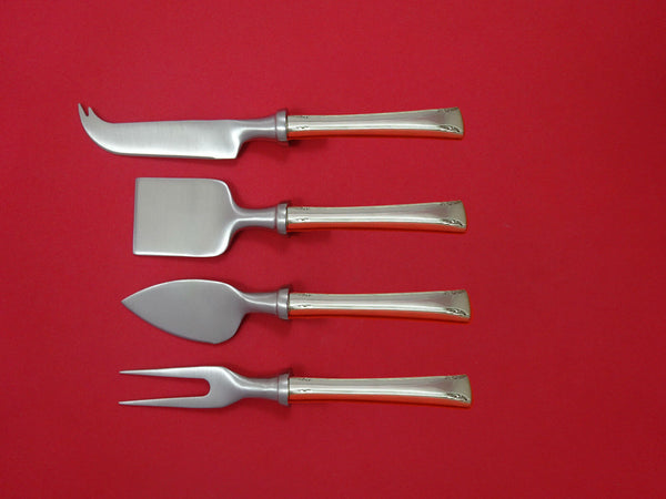 Serenity By International Sterling Silver Cheese Serving Set 4 piece HHWS Custom