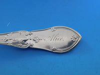 Dew Drop by Shiebler Sterling Silver Sugar Spoon Shell Bowl 7 1/8" Circa 1860