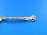 Pattern Unknown by Wallace Sterling Silver Oyster Spoon Shell and seaweed 4 1/2"