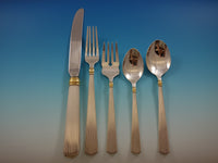 Ashmont Gold by Reed & Barton Sterling Silver Flatware Set Service 56 pcs Dinner