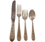 Corsage by Stieff Sterling Silver Flatware Set 12 Service 57 pieces R Monogram