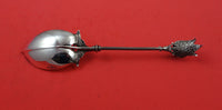 Morning Glory by Gorham Sterling Silver Sugar Spoon GW 3-D Art Silver 7"
