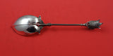 Morning Glory by Gorham Sterling Silver Sugar Spoon GW 3-D Art Silver 7"