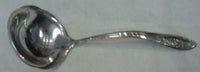Sculptured Rose by Towle Sterling Silver Gravy Ladle 6 1/4"
