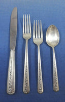 Rambler Rose by Towle Sterling Silver Flatware Set Service 24 Pieces