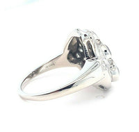 Platinum 1 Carat Total Weight Genuine Natural Diamond Ring Jewelry (#J5287)