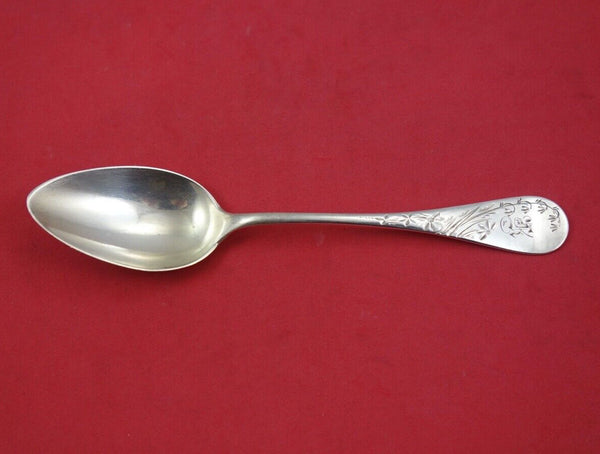 Wood and Hughes Sterling Silver Place Soup Spoon Lily of the Valley 7 1/4"