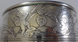 Tiffany & Co. Sterling Silver Child's Bowl with Acid-Etched Fairies (#0808)
