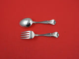 Memory Lane By Lunt Sterling Silver Baby Set 2-piece 4"