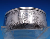 Nursery Rhyme by Weidlich Sterling Silver Baby Bowl Acid Etched #7870 (#7923)