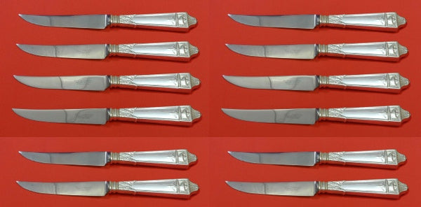 Lansdowne by Gorham Sterling Silver Steak Knife Custom Set 12 pcs 8 1/2"