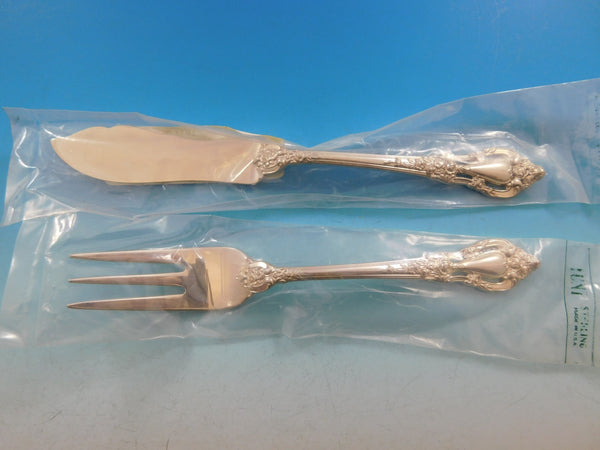 Eloquence by Lunt Sterling Silver Fish Set 24 Pieces New Rare