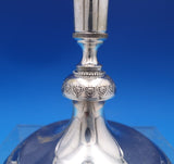 Bausi Bruno Italian .800 Silver Candlestick Pair Empire Styling 10" (#7386)