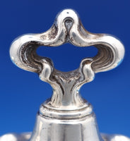 Eton by Wallace Sterling Silver Tea Pot Art Nouveau #1160 6" Monogram C (#8402)