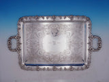 Moselle by International Silverplate Tea Tray with Grape Leaves (#4472)