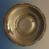 Dresden by Whiting Sterling Silver Fruit Bowl Applied Floral/Scroll Motif #0352