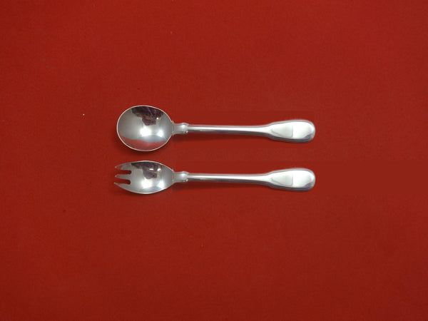 Hamilton by Tiffany & Co. Sterling Silver Baby Child Set 2pc 4 3/4" Custom Made