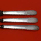 Feather Edge by Tiffany and Co Sterling Silver Roast Carving Set 3pc HH WS