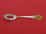 Grande Baroque Gold Accents by Wallace Sterling Silver Olive Spoon Ideal Custom