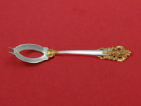 Grande Baroque Gold Accents by Wallace Sterling Silver Olive Spoon Ideal Custom