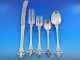 Crusader by Old Newbury Crafters Sterling Silver Flatware 12 Set 81 pcs XL Size