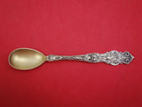 Irian by Wallace Sterling Silver Egg Spoon Gold Washed 5 1/8" Antique