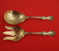 Marlborough by Reed and Barton Sterling Silver Salad Serving Set GW AS Pcd 9"