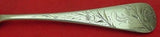 Jac Rose by Gorham Sterling Silver Sugar Spoon Gold Washed Brite-Cut with Rose