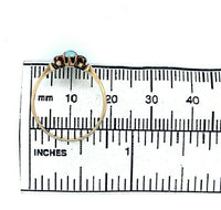 10k Yellow Gold Victorian Opal and Ruby/Paste Ring (#J4928)