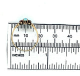 10k Yellow Gold Victorian Opal and Ruby/Paste Ring (#J4928)