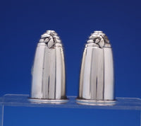 Gorham Sterling Silver Salt Pepper Shaker Set 2pc Beehive with Bee #1270 (#6849)