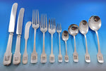 Norman Plain by Shreve Sterling Silver Flatware Set Service 267 pieces Dinner