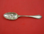 Paul Revere by Towle Sterling Silver Berry Spoon w/ embossed fruit in bowl 8 1/4