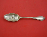 Paul Revere by Towle Sterling Silver Berry Spoon w/ embossed fruit in bowl 8 1/4